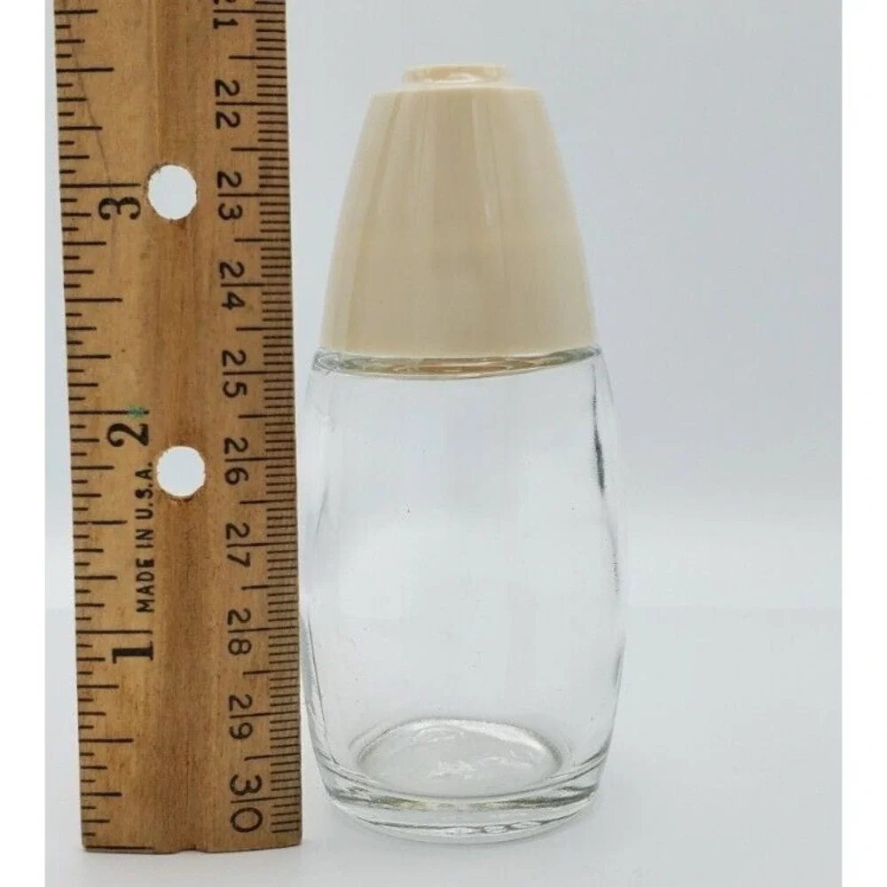 Vintage Gemco Ware the Pick One Toothpick Dispenser‎ Holder Almond Plastic Glass